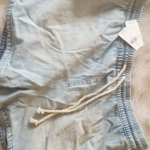 Aerie women's chambray shorts